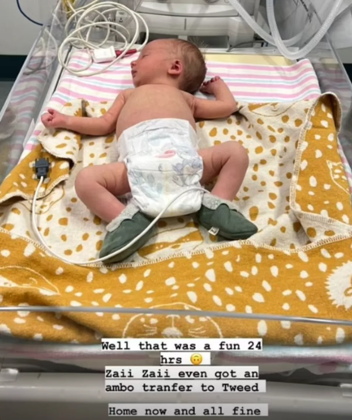 The Block s Elyse and Josh s newborn rushed to hospital